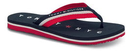 Tommy Hilfiger badesandaler Tommy Hilfiger - Slippers rød/blå - FW0FW02370403
