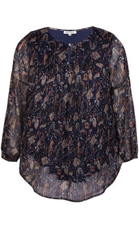 Zhenzi bluser_skjorter Zhenzi - Pluma bluse, mønsteret - 2210228