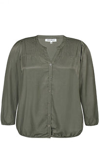 Zhenzi bluser_t-shirts_kjoler Zhenzi - Bluse, grøn - 2701478-6830