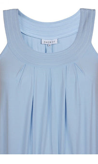 Zhenzi bluser_t-shirts_kjoler Zhenzi - Top i blå - 2103221-5102