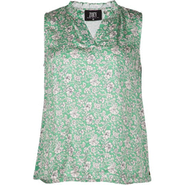 Zoey bluser_t-shirts_kjoler Zoey - Alena top, grøn mønster - 214-0246