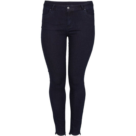 Zoey bukser_shorts_nederdele Zoey - TIA jeans, Dark Denim - 211-1016